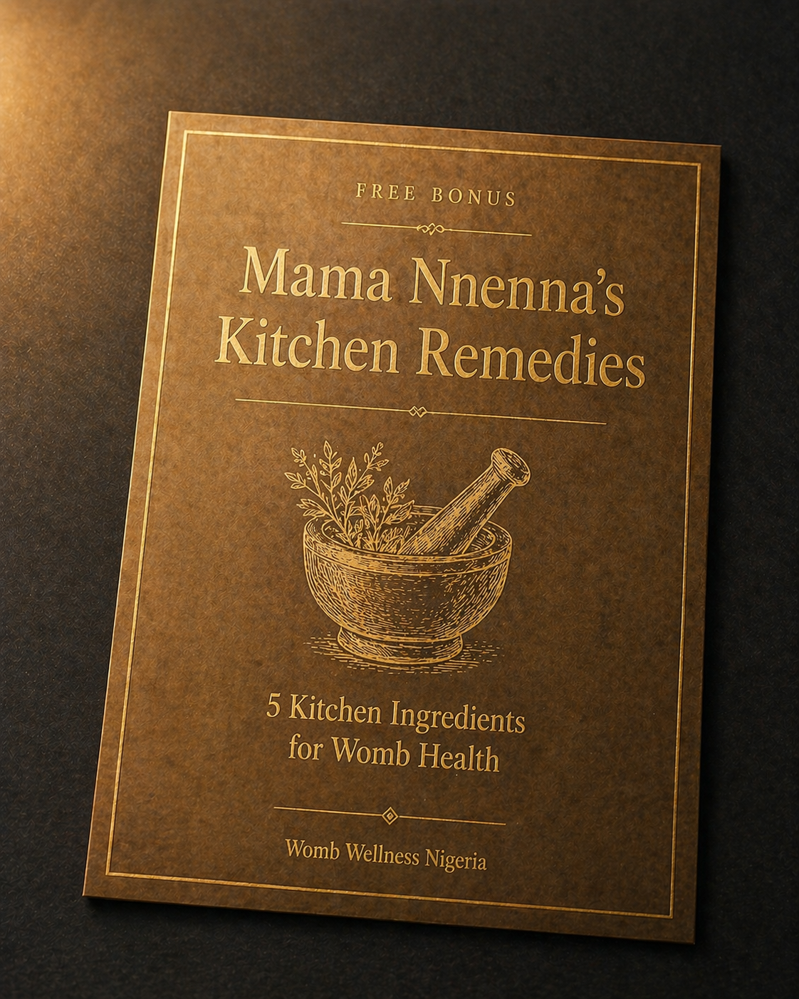 Mama Nnenna's Kitchen Remedies Card